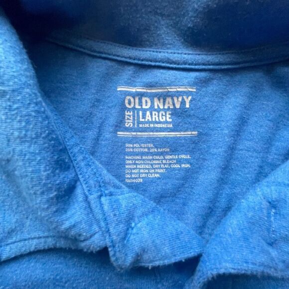 Old Navy L Blue Polo Style Tee! - Picture 7 of 7